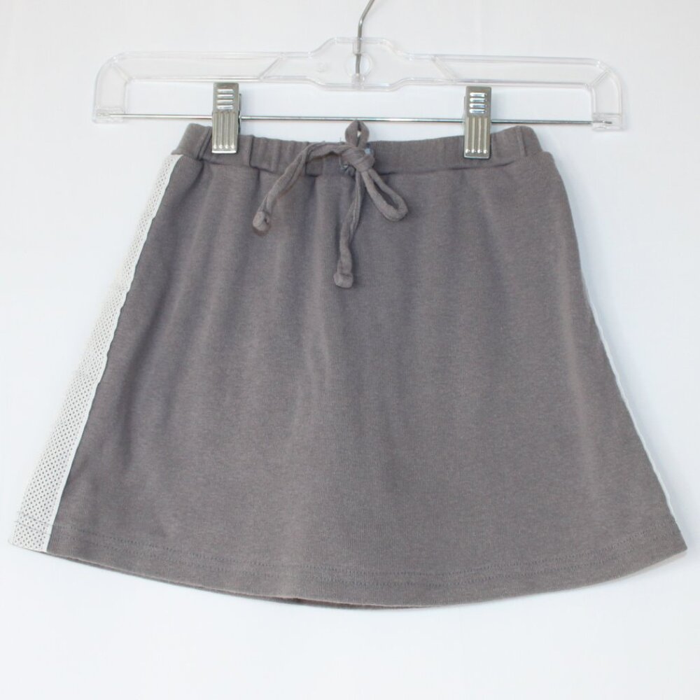 VTG 90's ARIZONA JEAN CO YOUTH GIRLS GRAY ATHLETIC SKORT SHORTS SZ S 7-8 STRIPE